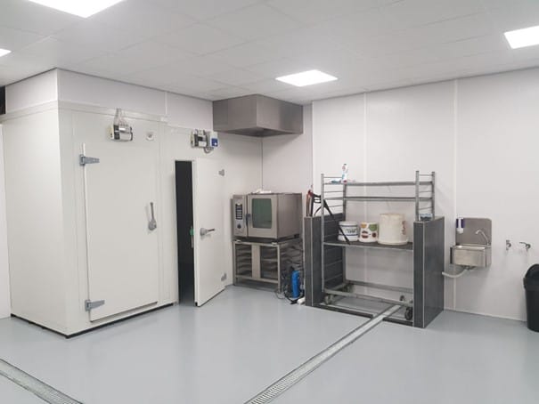 Slagerij Slagerij wanden en plafonds